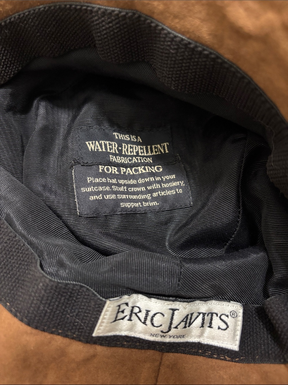 Eric Javits brown woven bucket hat - Picture 5 of 5